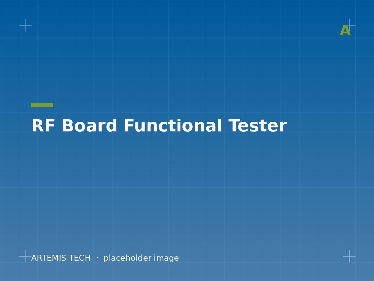 RF Board Functional Tester