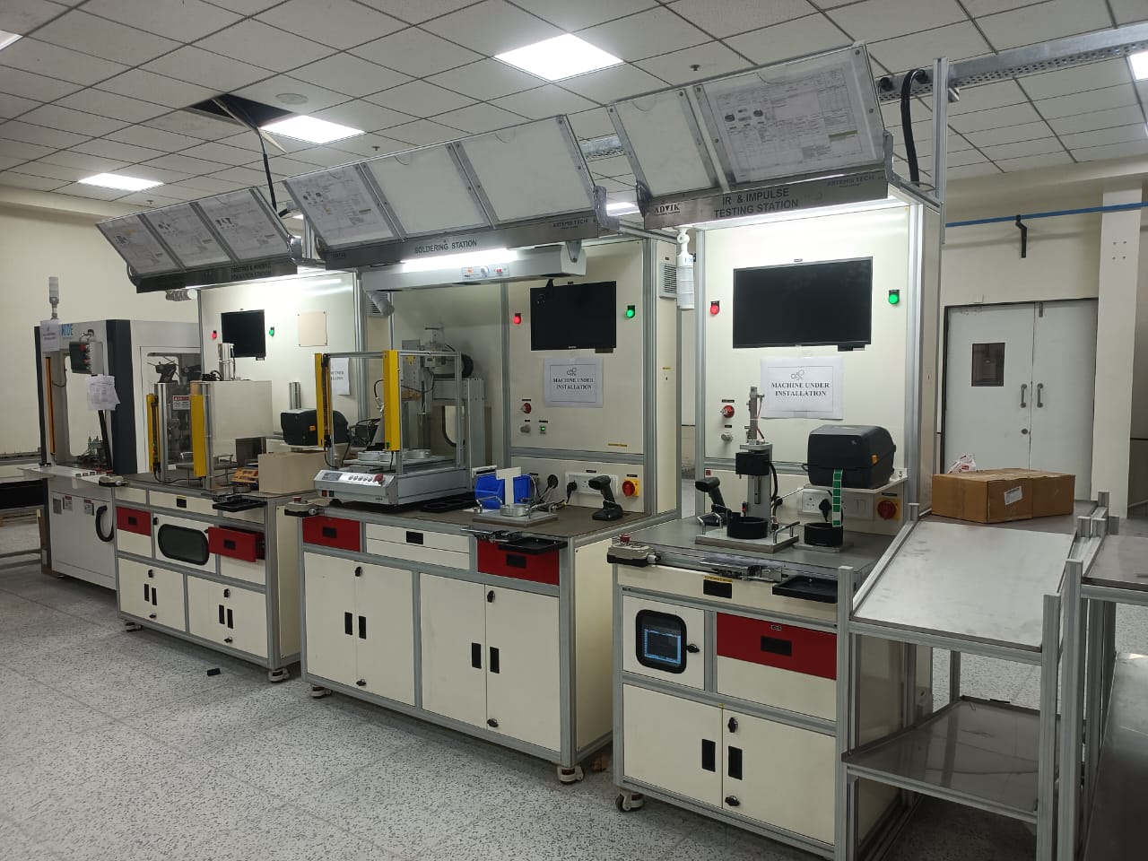 Artemis Tech automated assembly line AT BUILD-L